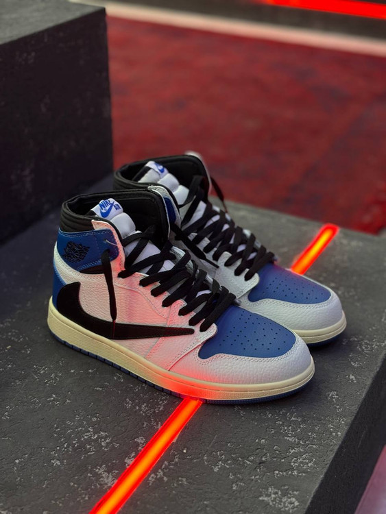 کتونی نایک جردن1 ساقدار فرگمنت بلو آبی