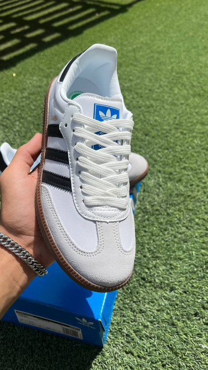 آدیداس سامبا سفید مشکی